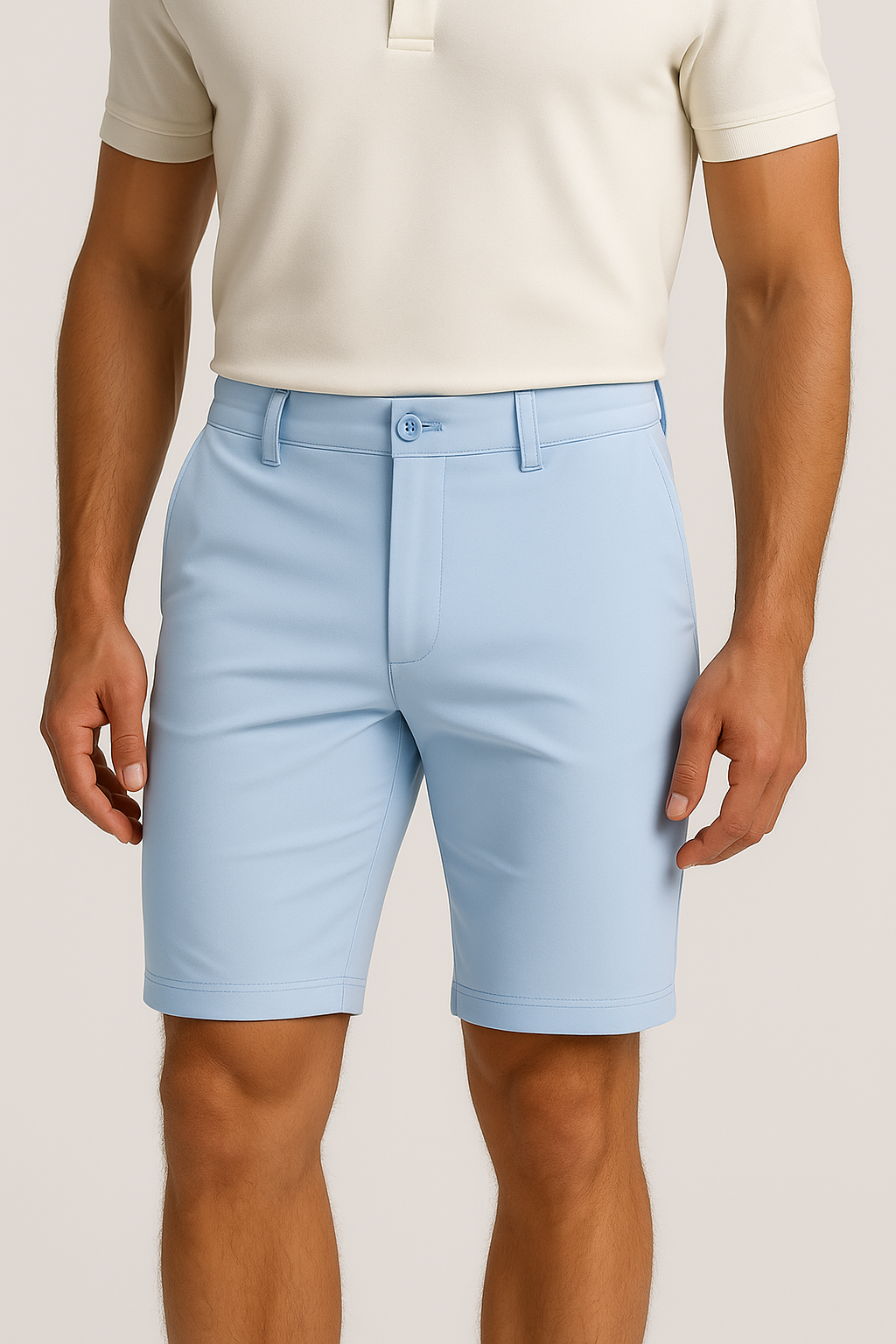 Mi Piace Heren - Men Bermuda Shorts - Light Blue