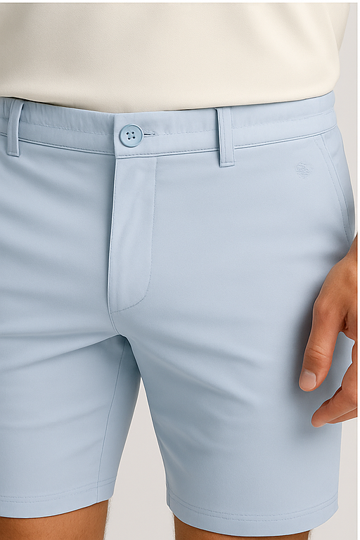 Mi Piace Heren - Men Bermuda Shorts - Light Blue