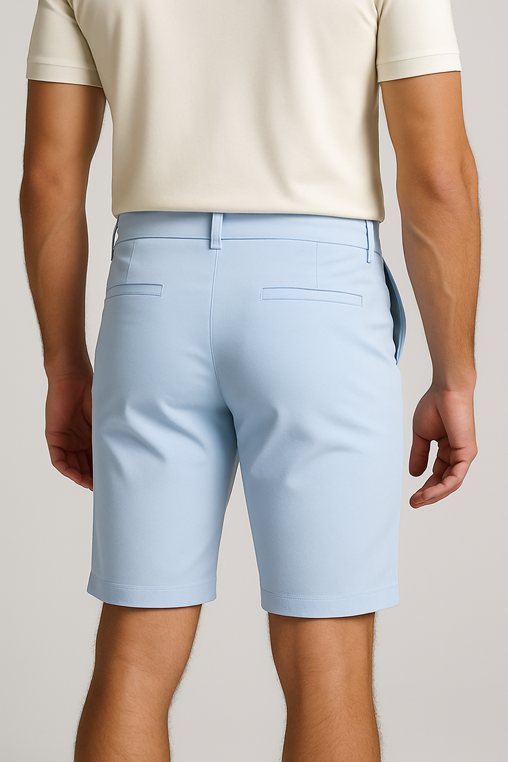 Mi Piace Heren - Men Bermuda Shorts - Light Blue