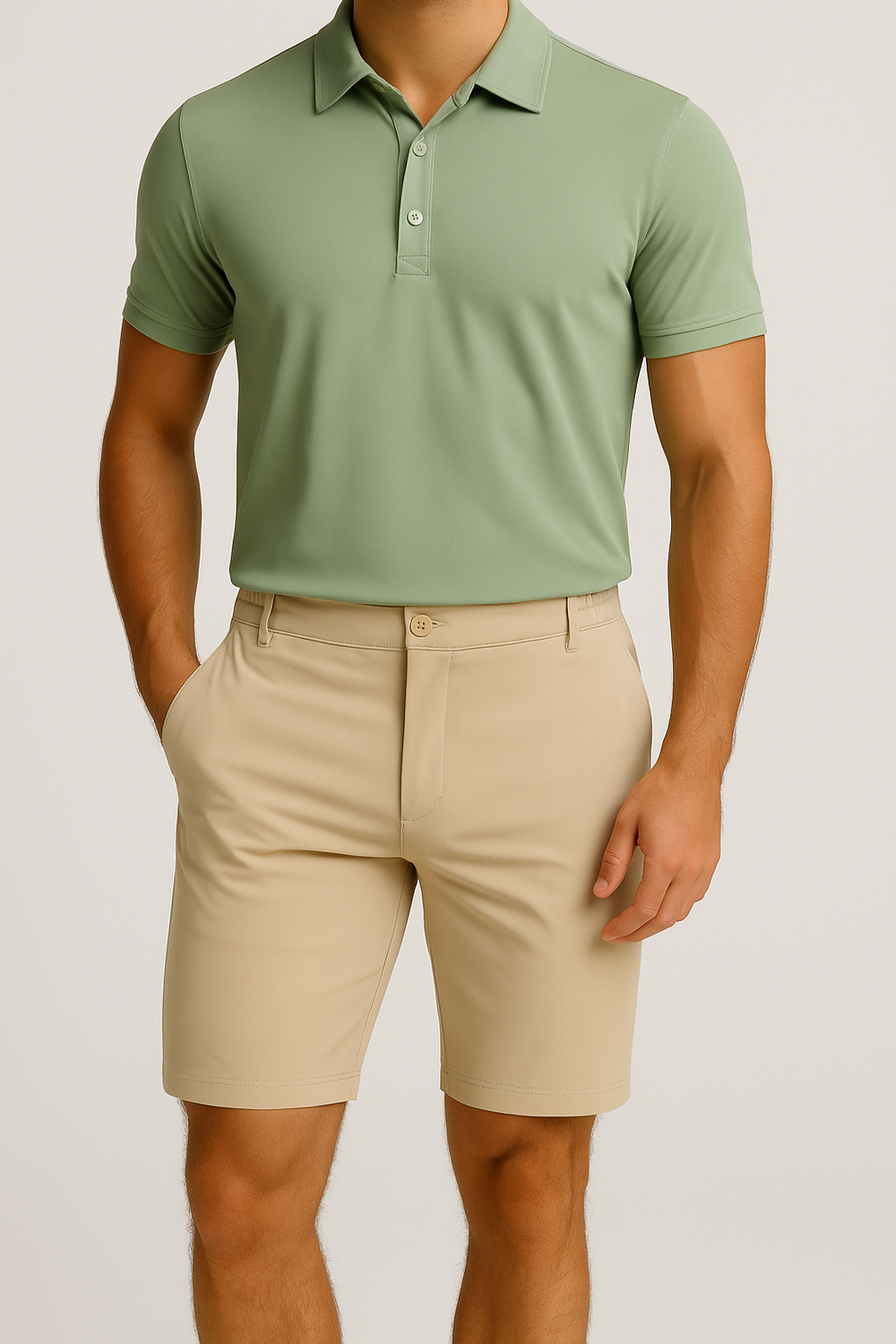 Mi Piace Heren - Men Bermuda Shorts - Sand