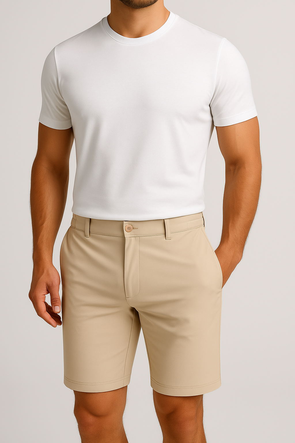 Mi Piace Heren - Men Bermuda Shorts - Sand