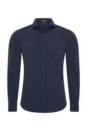 Mi Piace - Men Blouse - Dark Blue