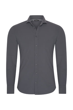 Mi Piace - Men Blouse - Dark Grey