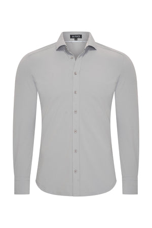 Mi Piace - Men Blouse - Elephant Grey