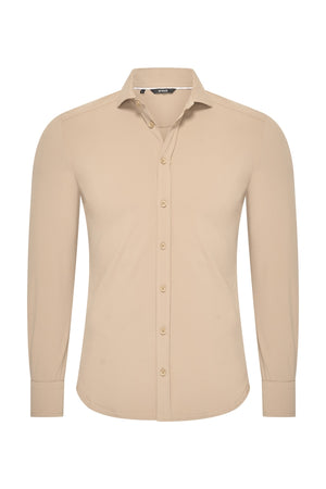 Mi Piace - Men Blouse - Latte