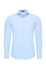Mi Piace - Men Blouse - Light Blue