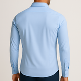 Mi Piace Heren - Men Blouse - Light Blue