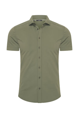Mi Piace - Men Blouse Short Sleeve - Deep Depth