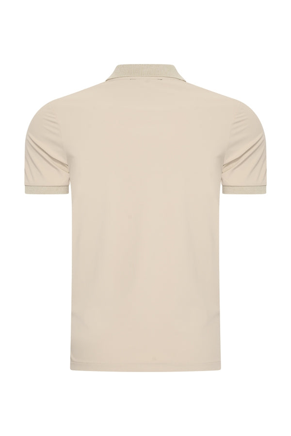 Mi Piace - Men Polo Shirt - Sand1