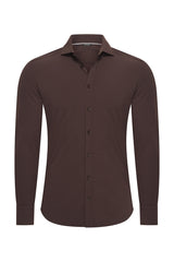 Mi Piace Heren - Men Blouse - Espresso