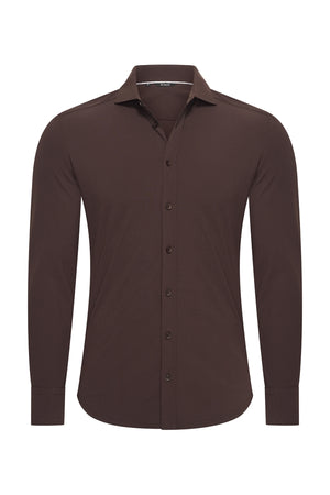 Mi Piace Heren - Men Blouse - Espresso