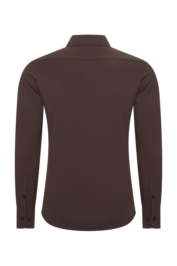 Mi Piace Heren - Men Blouse - Espresso