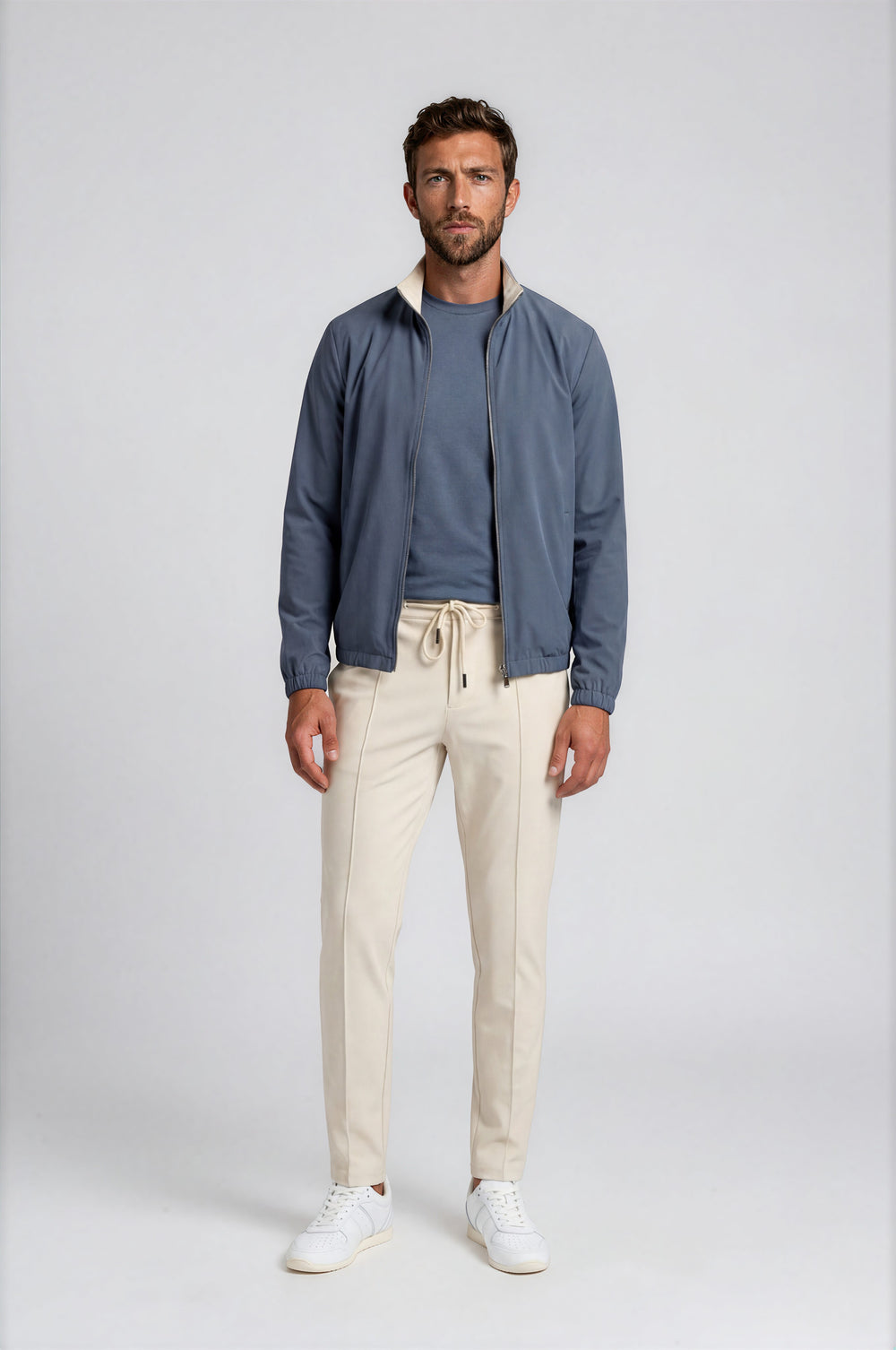 Mi Piace Heren - Men Jacket Reversible - Cloud Blue | Kit