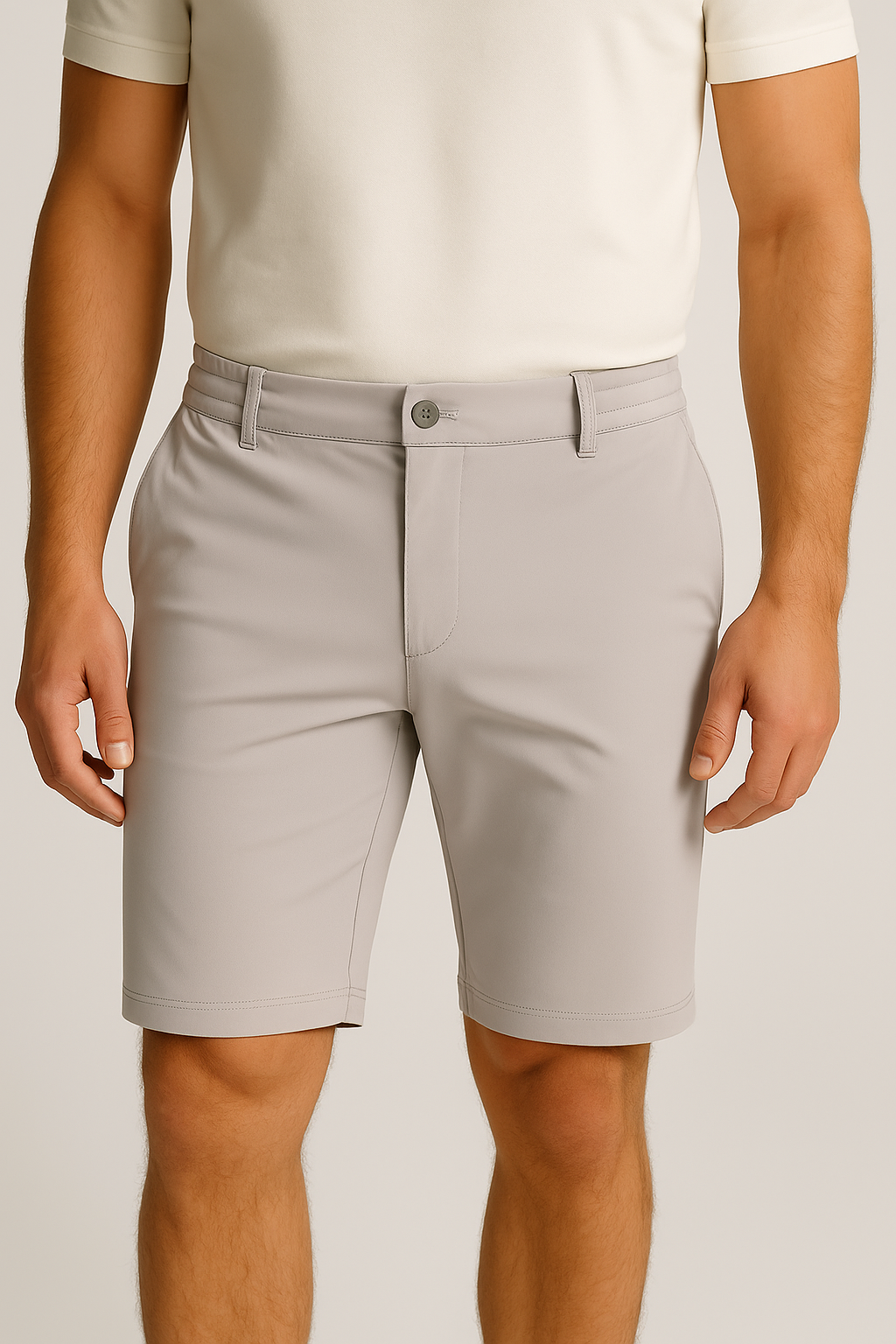 Mi Piace Heren - Men Bermuda Shorts - Elephant Grey
