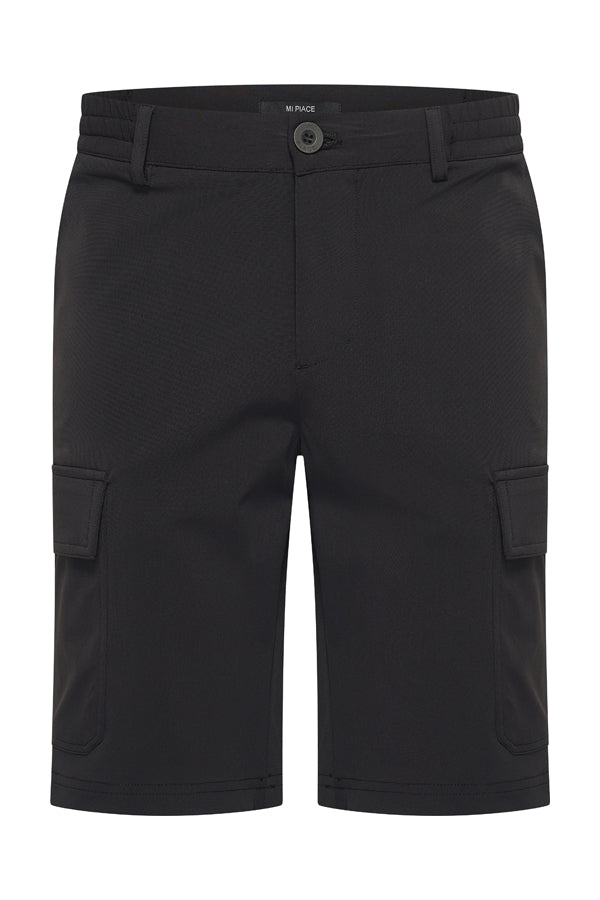 Mi Piace - Men Bermuda Shorts Cargo - Black