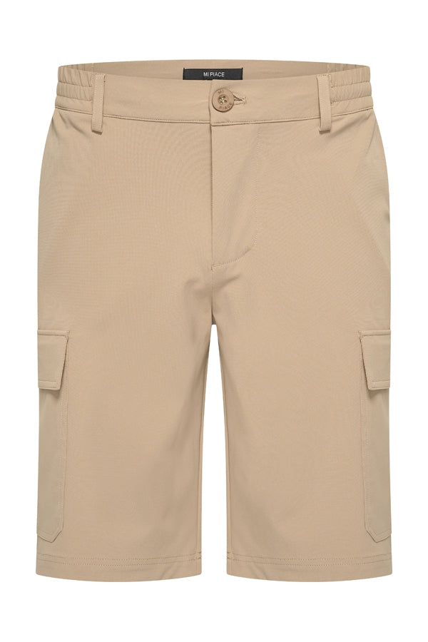 Mi Piace - Men Bermuda Shorts Cargo - Latte