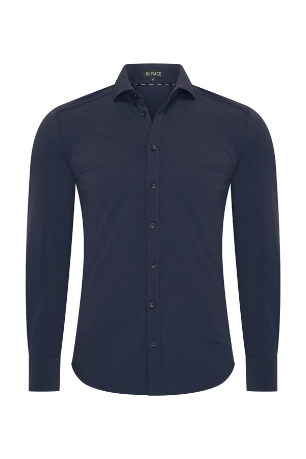 Mi Piace - Men Blouse - Dark Blue