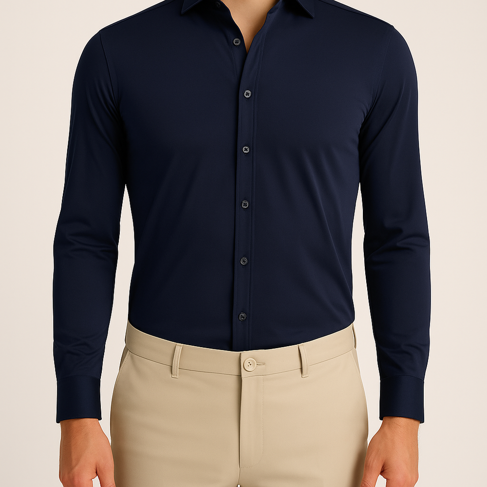 Mi Piace Heren - Men Blouse - Dark Blue