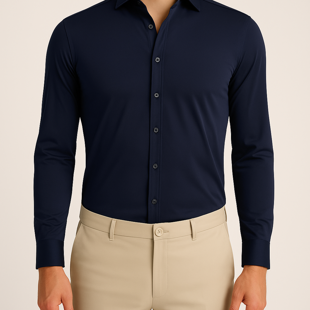 Mi Piace Heren - Men Blouse - Dark Blue