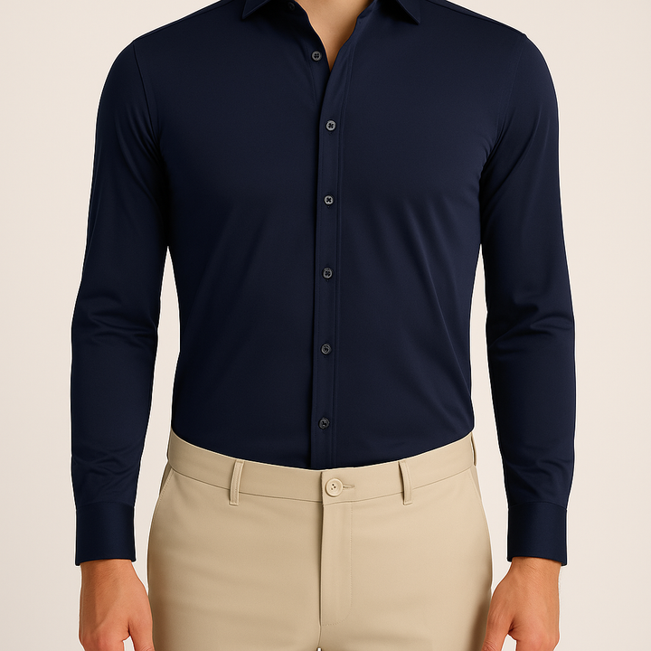Mi Piace Heren - Men Blouse - Dark Blue