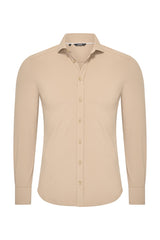 Mi Piace - Men Blouse - Latte