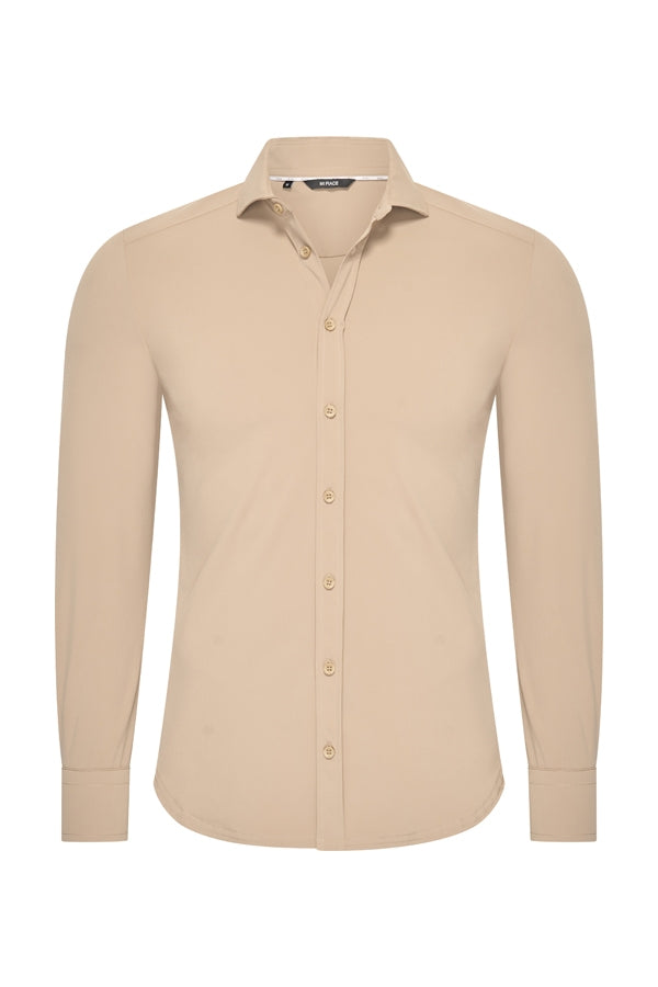 Mi Piace - Men Blouse - Latte