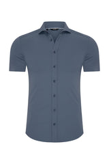 Mi Piace - Men Blouse Short Sleeve - Cloud Blue | Morgen in huis!