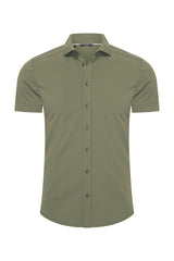 Mi Piace - Men Blouse Short Sleeve - Deep Depth