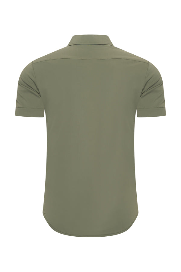Mi Piace - Men Blouse Short Sleeve - Deep Depth1