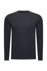 Mi Piace - Men Cotton Shirt Long Sleeves - Dark Blue