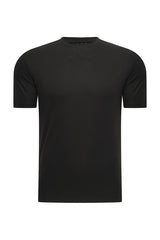 Mi Piace - Men Cotton Shirt Short Sleeves - Black