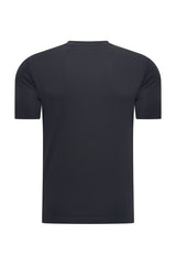Mi Piace - Men Cotton Shirt Short Sleeves - Dark Blue