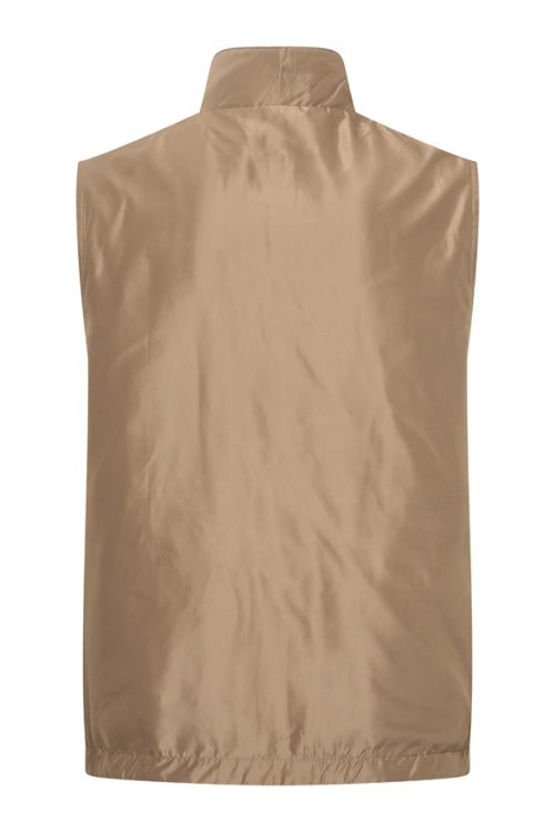 Mi Piace - Men Gilet Tech Reversible - Taupe1