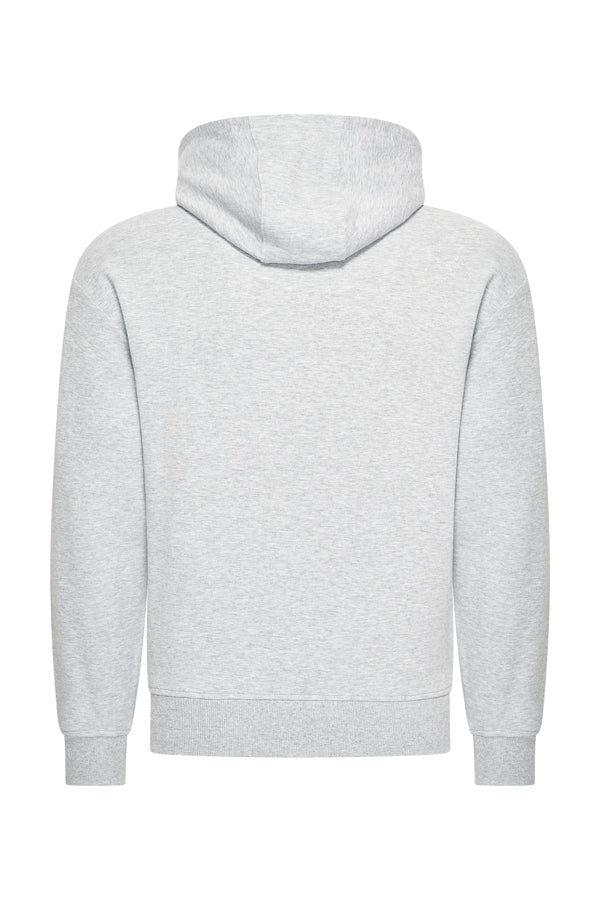 Mi Piace - Men Hoodie - Grey Melange1