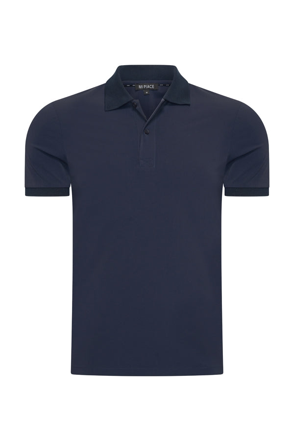 Mi Piace - Men Polo Shirt - Dark Blue