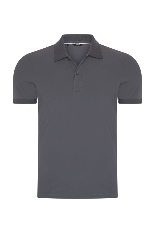 Mi Piace - Men Polo Shirt - Dark Grey