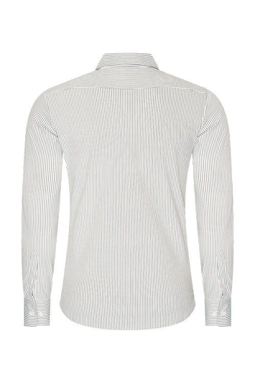 Mi Piace - Men Shirt Cable Print - Off White1