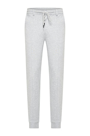 Mi Piace - Men Sweat Pants - Grey Melange