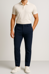 Mi Piace Heren - Men Trousers L32 - Dark Blue