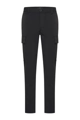 Mi Piace - Men Trousers Straight Cargo - Black