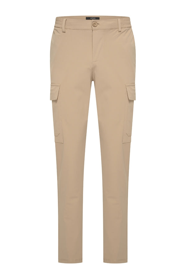 Mi Piace - Men Trousers Straight Cargo - Latte