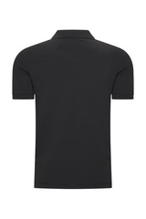 Mi Piace - Men Zip Polo Shirt - Black1