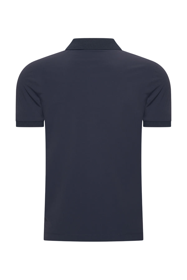 Mi Piace - Men Zip Polo Shirt - Dark Blue1