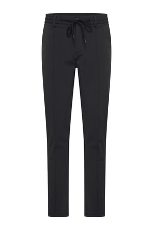 Mi Piace Heren - Men Trousers Pintuck Seam - Black