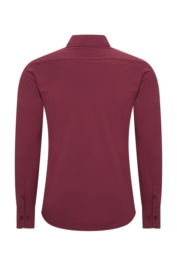 Mi Piace Heren - Men Blouse - Burgundy