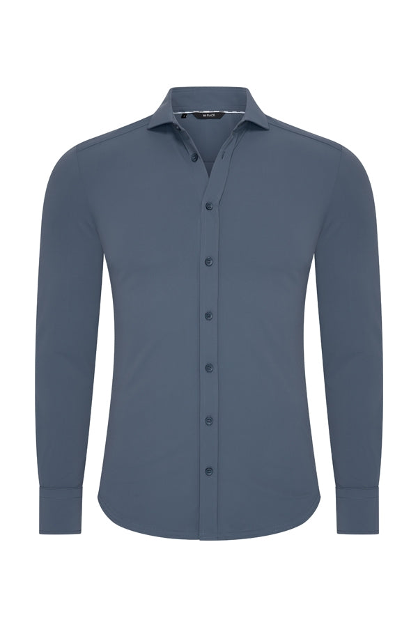 Mi Piace Heren - Men Blouse - Cloud Blue