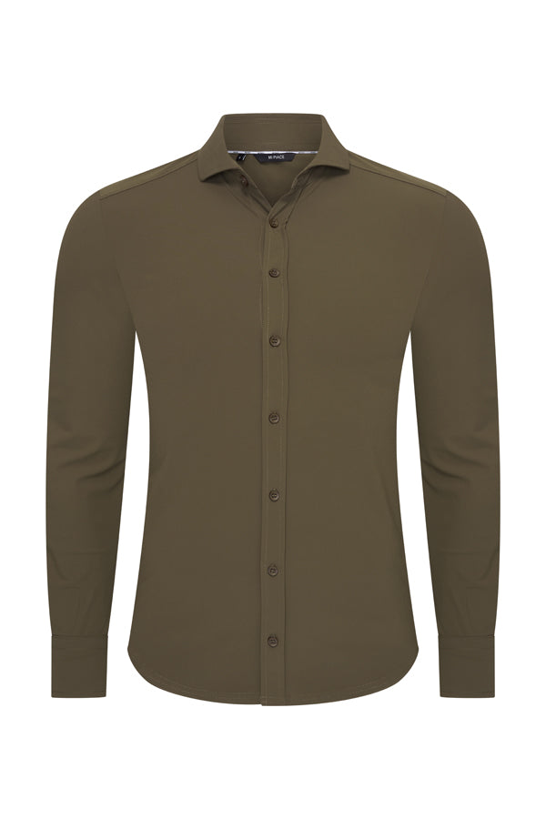 Mi Piace Heren - Men Blouse - Olive