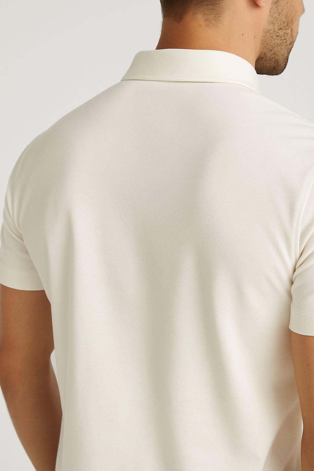 Mi Piace Heren - Men Blouse Short Sleeve - Off White