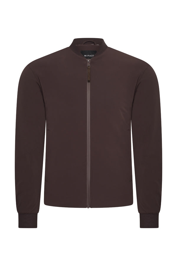 Mi Piace Heren - Men Bomber Jacket Padded - Espresso
