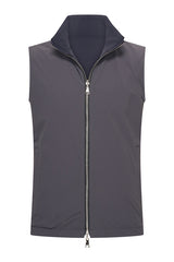 Mi Piace Heren - Men Gilet Tech Reversible - Dark Blue/Grey